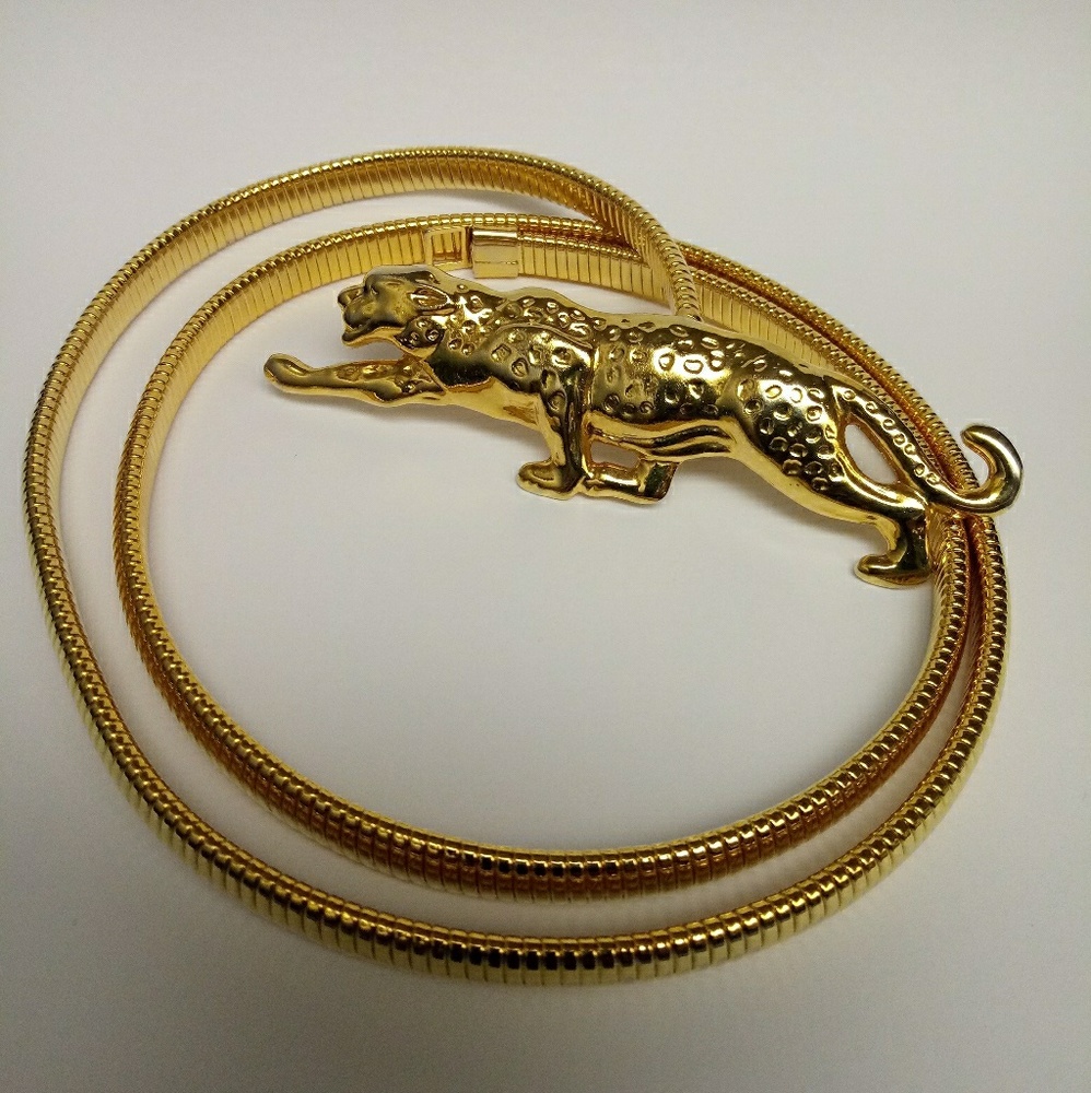 Skinny Cheetah Belt